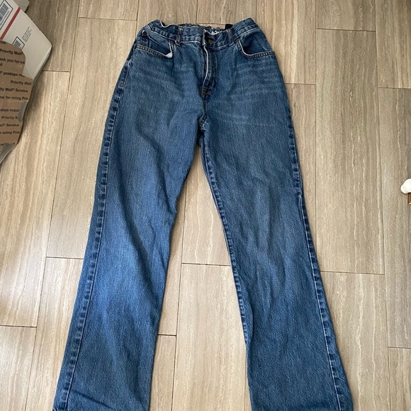 Set Lot 2 Boys 14 & Slim Jeans Old Navy Children Place Loose Bootcut - Picture 2 of 9